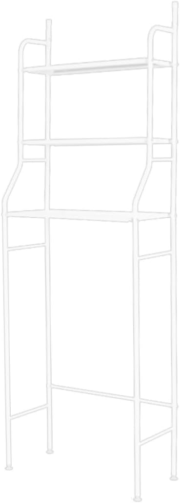 Over The Toilet Storage Shelf Space-Saving Bathroom Organizer Alloy Storage Rack Easy Assembly