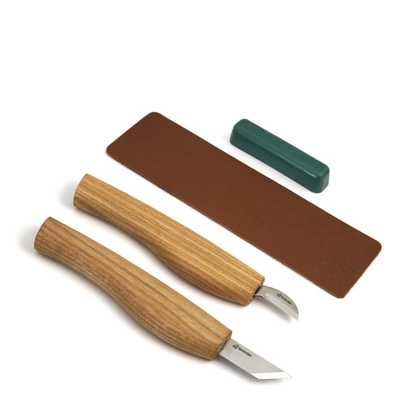 BeaverCraft S04 Geometrik Ahşap Oyma Bıçağı Seti