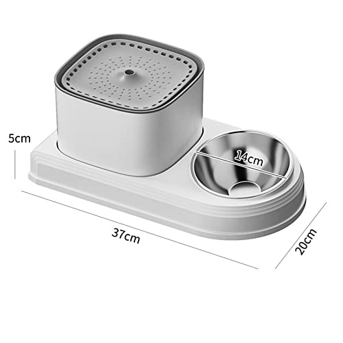 Fuente de agua automática para gatos y perros 3L acero miniatura 2