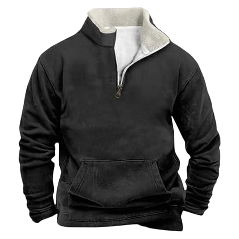 RTTUIOP 1/4 Zip Pullover Fleece Jacket Cover