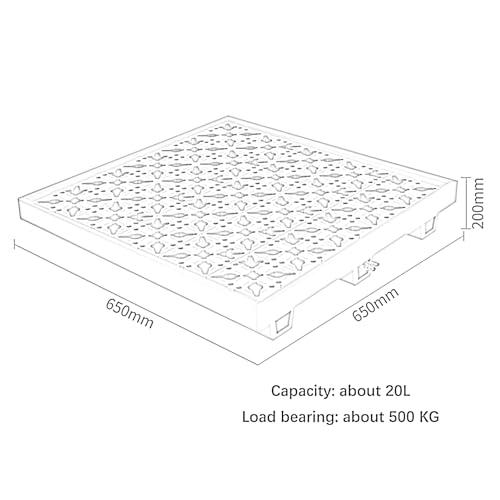 Plateau de rétention pour palettes charge 500 kg avec évacuation - 3