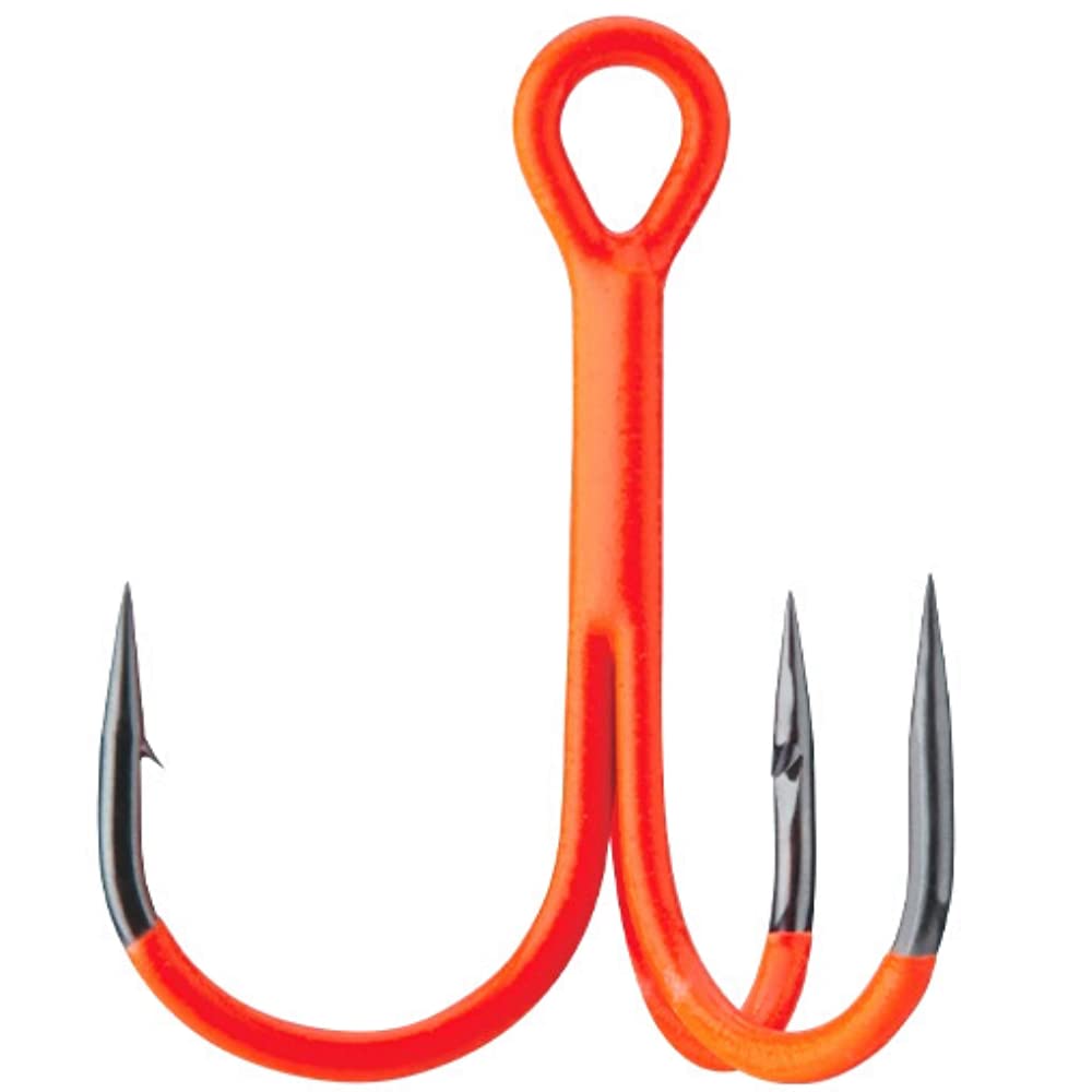 BKKSPEAR-21 UVO Freshwater Treble Hook | 1X | Ultraviolet Coating | Needle Point
