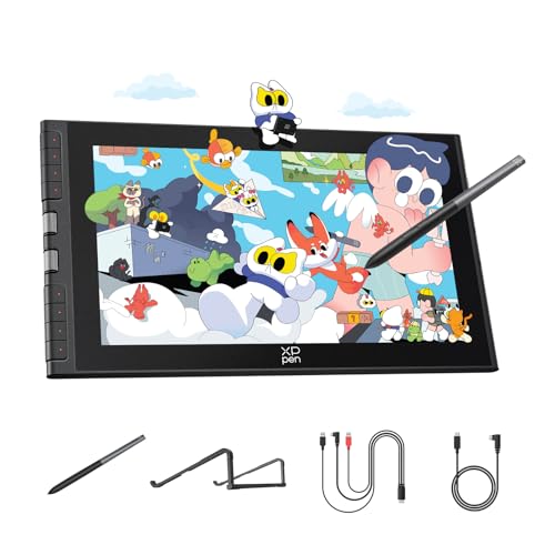 XPPen Artist 12 3rd 11.9' Drawing Tablet with Screen | X4 Pen 16K Pressure | Dial Wheels+8 Keys | AG...