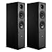 VEVOR Passive Floorstanding Speakers, 2-Way, Floor-Standing Tower Speakers with 1 in Tweeter, 6.5 in Woofers, 400W Peak, 65Hz–20kHz Frequency Response, Durable MDF Enclosure, for Home Audio, Pair
