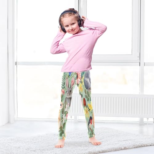 Toddler Girls Leggings Printed Yoga Pants Leggings Animal Floral Wonderland for Kids4