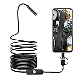 Diámetro: 8 mm. Nuevo aterrizaje 2MP 1600X1200 2in1 para Android y ordenador endoscopio dual USB