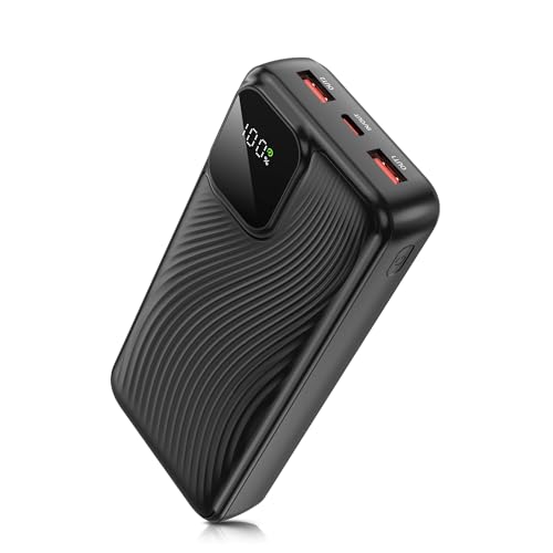 ELALUOKE Portable Charger Power Bank 20000mAh Fast Charging PD 20W and QC 22.5W USB-C in & Out Powerbank External Battery Pack with Portable Charging for iPhone 15 14 13 pro, Samsung S23 etc