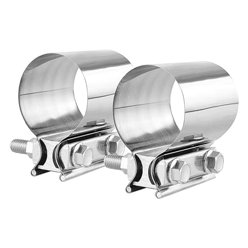 Abrazaderas de escape Namvo de acero inoxidable de alta resistencia y durabilidad (2,5")
