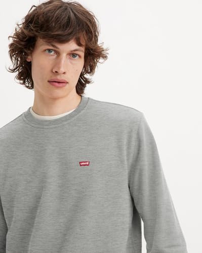 Levi's Herren-Sweatshirt mit Rundhalsausschnitt, Meißelgraues Heidekraut – Ansicht 4