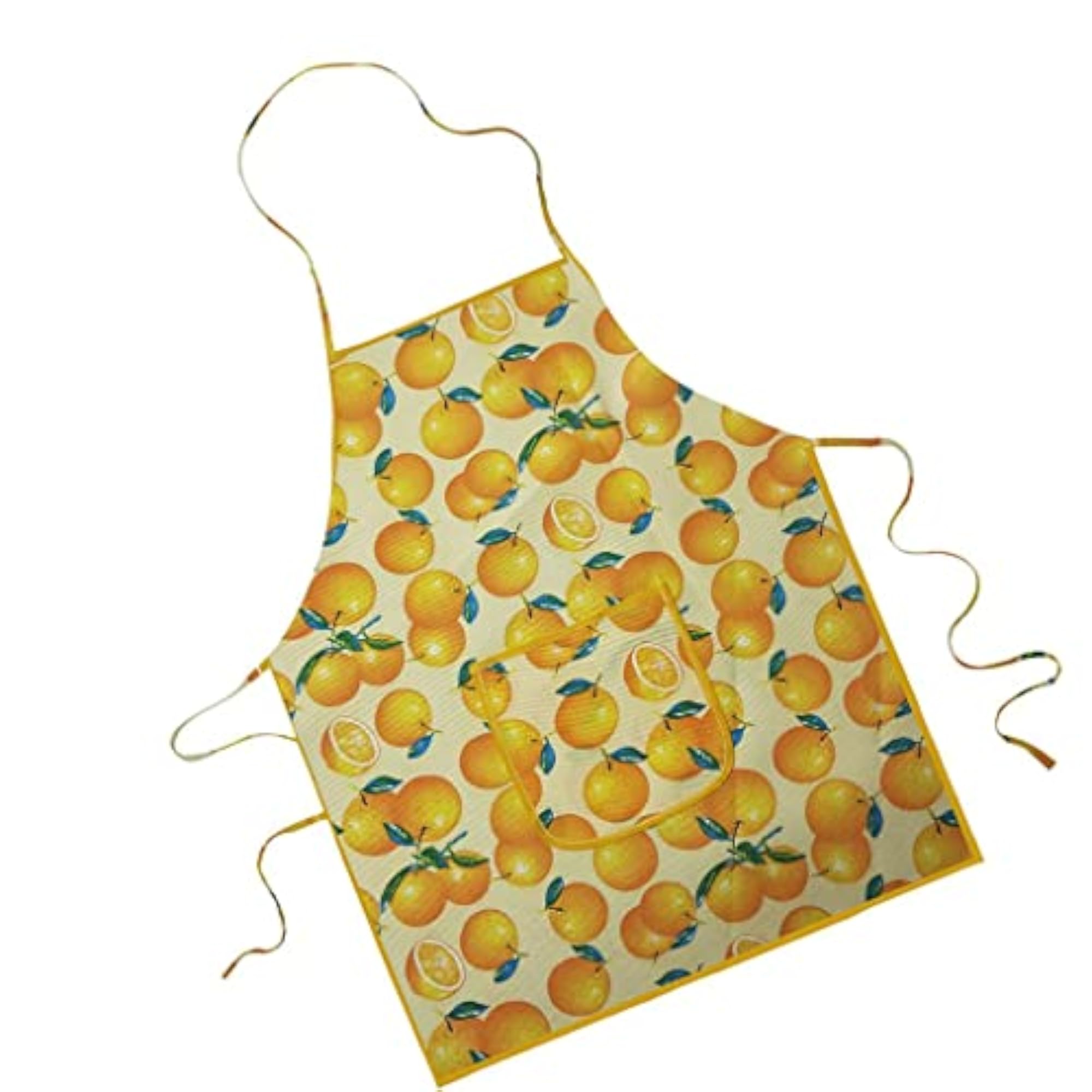 Printed Cotton Fruit Pattern Apron for Unisex Cooking