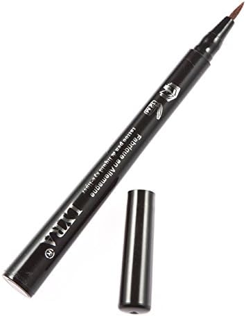 Boerma 12Pcs Black Waterproof Eyeliner Pen Tattoo Eyebrow Pencil with Case