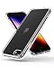 Produktbild MobNano Ultra Hybrid Durchsichtig Handy Hülle für iPhone se 2022 2020 Hülle, iPhone 8 7 Hülle, Stoßfest Bumper Transparent Handyhülle 360 Grad Kantenschutz Silikon iPhone 7 8 SE2 3 Case - Transparent
