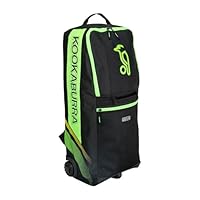 Kookaburra wd6000 Wheelie Duffle Crickettasche, Schwarz/Neongrün
