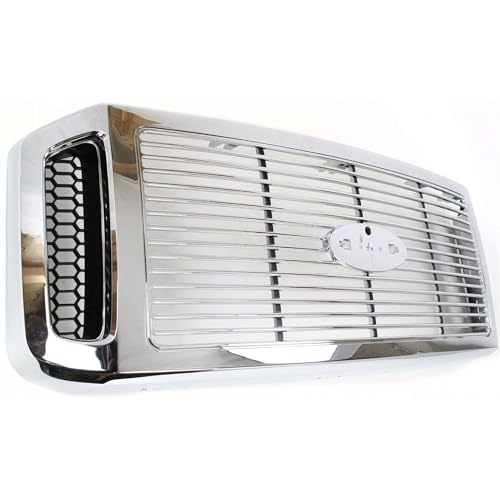 Image of Garage-Pro Grille Assembly For Ford F-250 Super Duty 2006-2007 Chrome