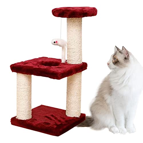 Torre do Gato - gato moderna | Design multicamada árvore para arranhar gato, gato deitado e descansa