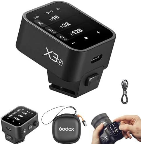 Godox X3-N Trigger Per Flash - Trasmettitore TTL Wireless Touch Screen Con Batteria Litio - Foto 10