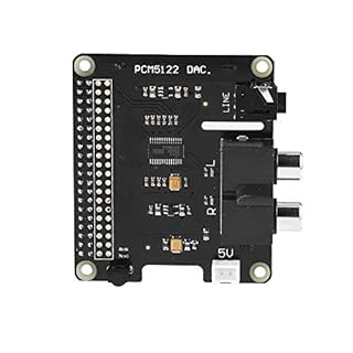 ASHATA - Scheda di espansione Raspberry Pi HiFi DAC + HD Audio PCM5122 24-bit per Raspberry Pi 3 Modello B / 2B /B+/A+/ Raspberry Pi Zero W
