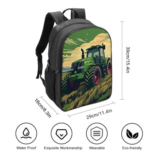 Mochila de primaria con tractor 3D para evitar dolor de espalda en niños 2