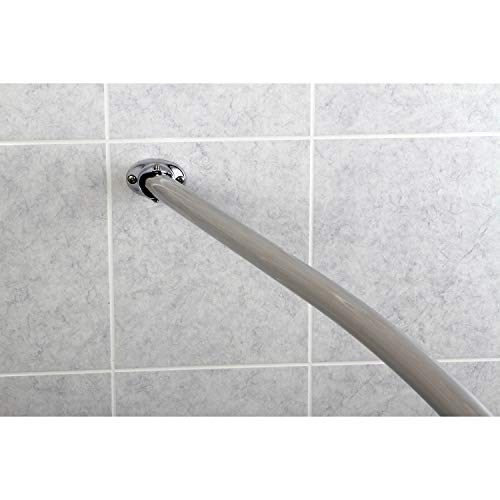 Kingston Brass Cc3171 Adjustable Hotel Single Curved Shower Curtain Rod, Polished Chrome #TOP4