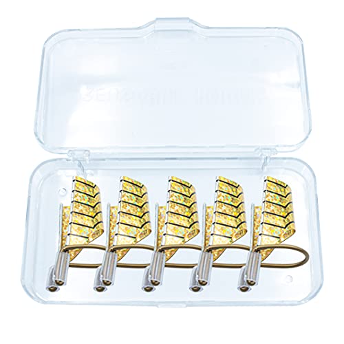 Kit 5 Moldes De Ferro Reutilizáveis para Unhas de Gel, Acrigel, Fibra