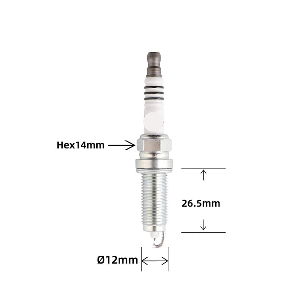 Candele di accensione Auto Engine Spark Iridium Platinum DF6H-11A 94702 per Floor, LAN, Navarach, Hau, Teana, OE 22401-ED715