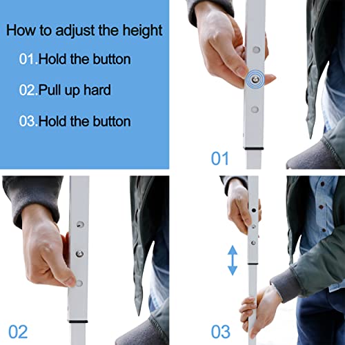 Zeny 10X10 Pop Up Canopy Tent Portable Outdoor Canopy Tent For Parties Camping Patio Gazobo Instant Shelter Beach Sun Shade, Height Adjustable Straight Legs, Waterproof Uv Resistant, Wheeled Carry Bag #TOP5