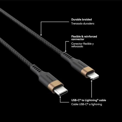 Duracell Iphone Charger, Usb-C To Lightning Cable (5Ft/1.5M) Fast Charging Cable Type C Charger thumb #3
