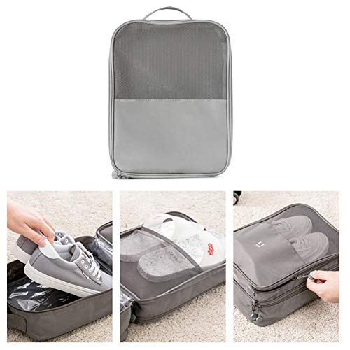 Bularyfr Boîte De Rangement pour Chaussures, Grands Diviseurs Réglables, Sac De Rangement pour Organisateur De Chaussure, Organisateur De Chaussure De Grande Capacité, Étanche À l'eau Et Portable