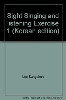 Paperback Sight Singing and listening Exercise 1 (Korean edition) [Korean] Book