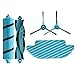Pièces de balayeuse Rouleau Soft Soft Tissu Filtre HEPA Remplacement/Ajustement for Cecotec/Fit for Conga 4090 Pièce détachée robotique (Color : Blue)