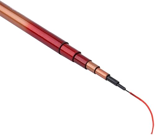 Miniatura 2 de Caña de pescar de mano, caña de pescar telescópica, poste de acero de vidrio, varilla telescópica portátil de fundición de agua dulce Equipo de