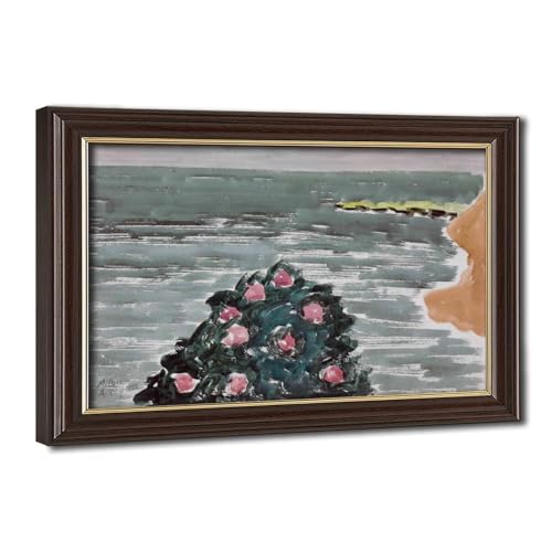 Toile Wild Roses Milton Avery : transformez votre salon avec une décoration murale poétique