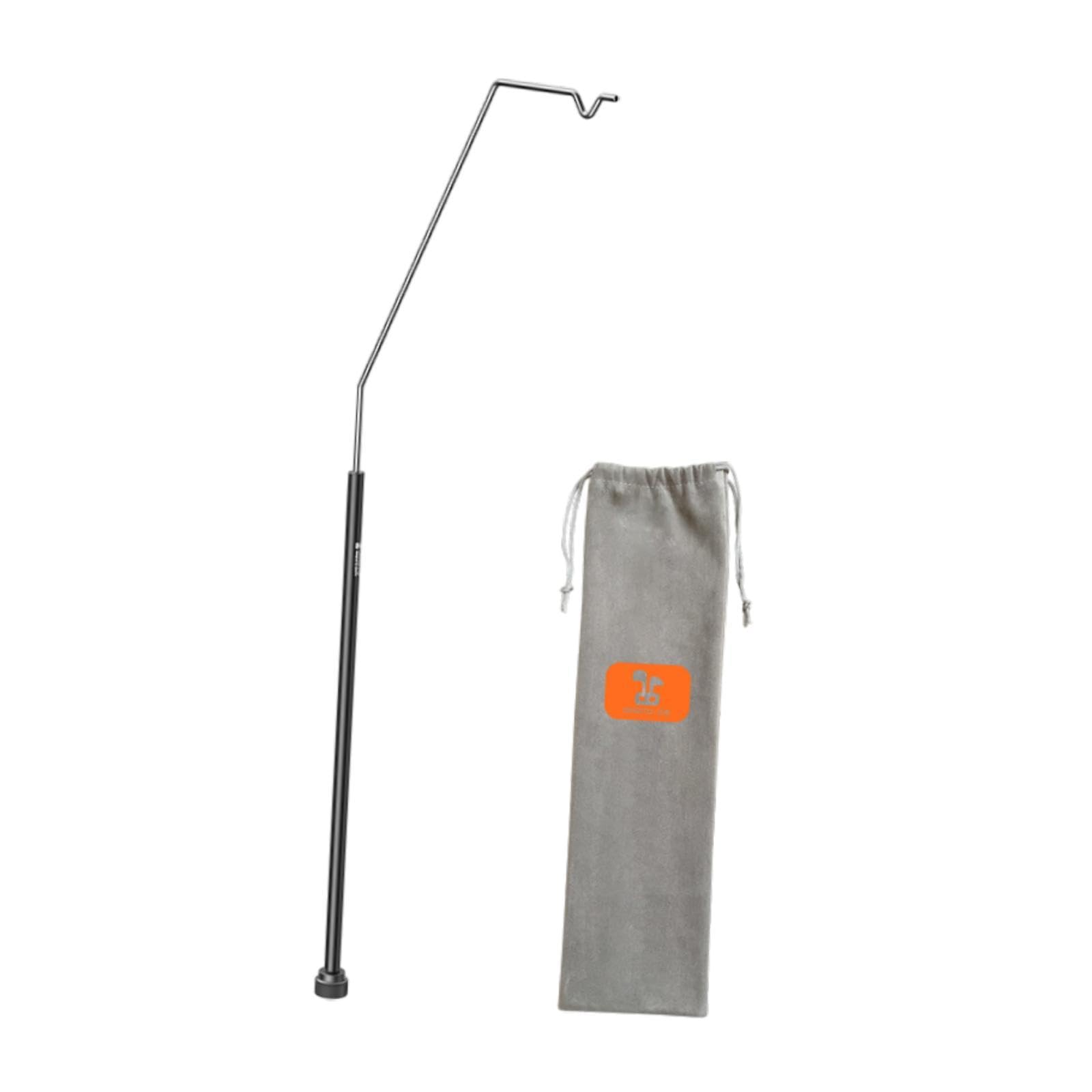 Vaveren Camping Lantern Stand Light Hanger Stainless Steel Aluminum Alloy Lawn Lamp Pole Lamp Post for Hanging Light BBQ Table Garden