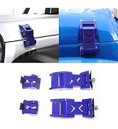Chrome Plated Hood Bonnet Latch Kit – Pair For 4x4 Jeeps Wrangler & Willys