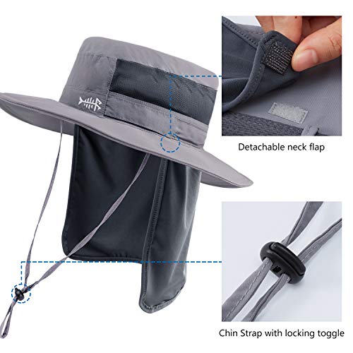 BASSDASH-Sun-Protection-Hat-Boonie-Hat-Fisherman-Hat-Bucket-Hat-UPF-50-Protection