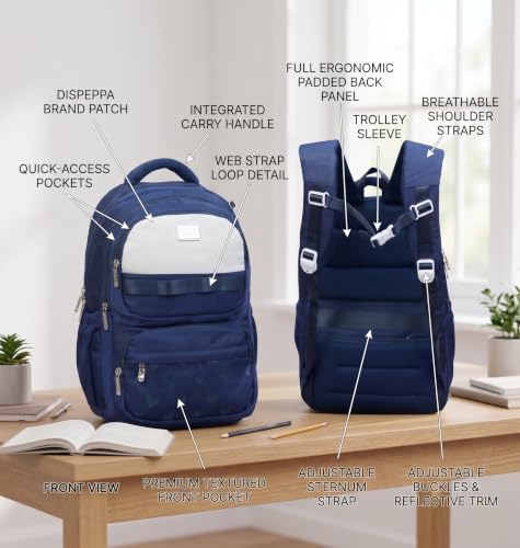 Image of ADSON kawaii Girls Travel School Bag|Backpack Of Large Capacity Aesthetic Stylish Girls Korean Laptop Bag Rucksack for School |College Bags Cute Bookbag for Teens Water Resistance 18 Inches