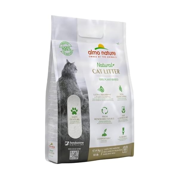 Almo Nature CatLitter - natürliches Klumpstreu für Katzen 4,54Kg – Bild 3