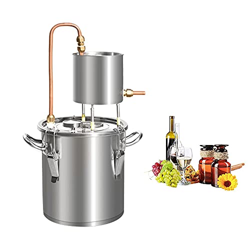 50L Red Copper Water Cup Moonshine Alcohol Distiller Home Brew hydrolate Water Distiller Essential Oil Distiller Alcohol Makin