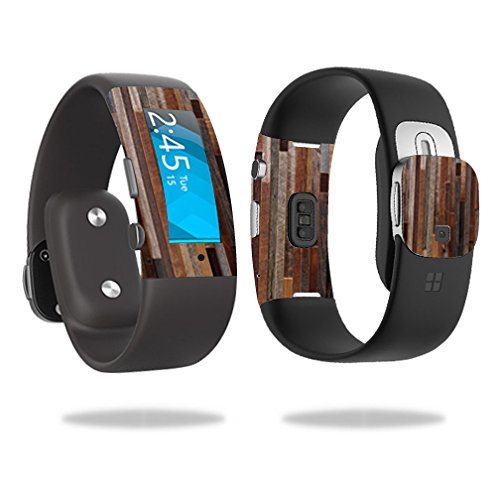 MightySkins Skin Compatible with Microsoft Band 2 Cover Skins Sticker Watch Woody