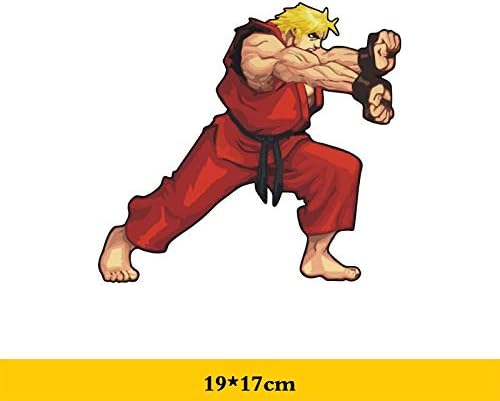 Amazon Co Jp ファニーカーステッカー波動拳クリエイティブカバースクラッチステッカーカースタイリングデコレーションステッカーラップトップデカールpvc 19cm 17cm 01 ベビー マタニティ