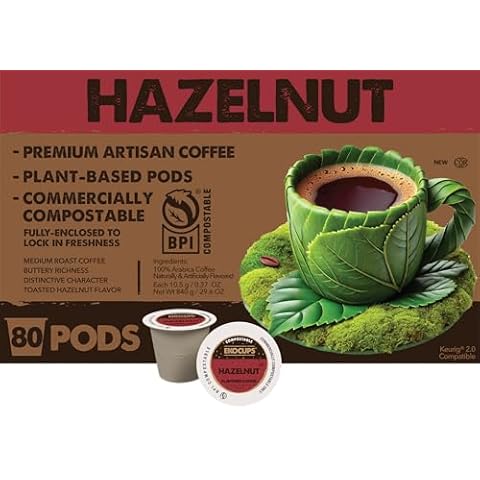 EKOCUPS Hazelnut Coffee Pods Cover