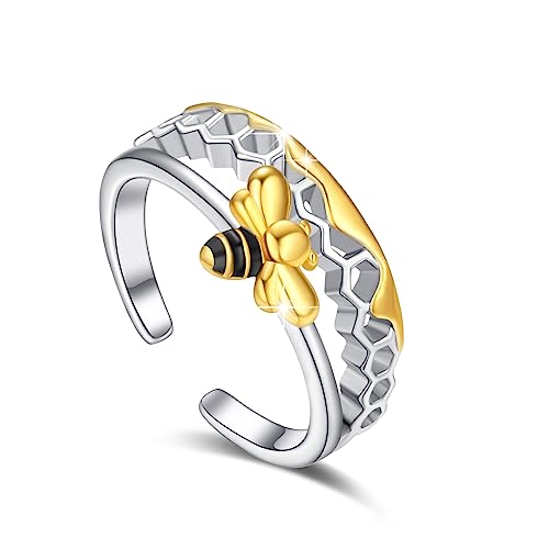 Bague abeille argent 925 cadeau idéal pour votre sœur ou épouse