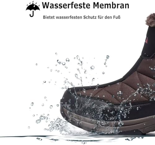 TLOLA Winterschoenen voor heren, waterdicht, warm gevoerd