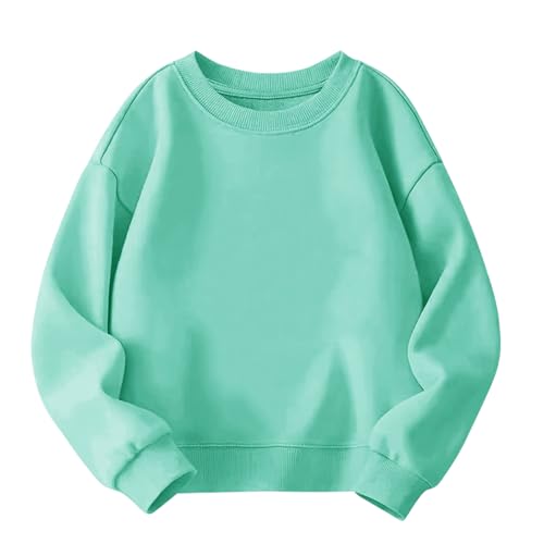 Toddler Boy Girl Sweatshirts Kids Long Sleeve Tops Crewneck Pullover Cotton Tee Clothes 3-10Years