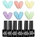 Produktbild Gel Nagellack Set Pastell 6 Farben 8ML UV Shellac Nagellack set Makronen Sommer Gel Nail Polish für Nagel-Design Gel Nagellack Starterset