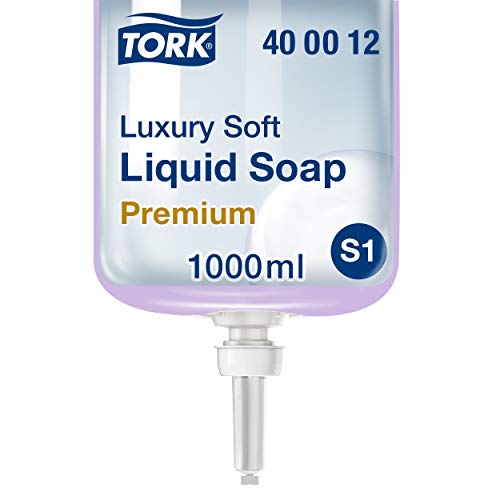 Tork Luxury Soft Liquid Soap, Rose Scent, 6 X 1L, 400012 #TOP24