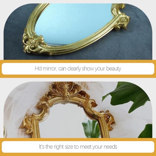 Miroir de maquillage suspendu en verre résistant et durable