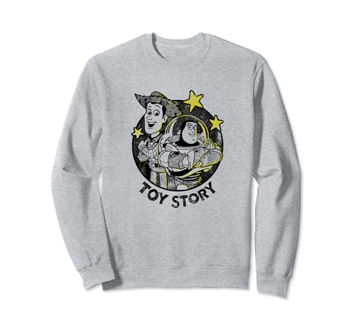 Sweatshirt Toy Story Disney Pixar Woody Buzz imprimé vêtement pop culture pour l'automne