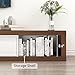 Hlivelood Extendable TV Stand, Modern Entertainment Center for Up to 120 Inch TV, Wood Reversible TV Media Console with 3 Drawers for Living Room Bedroom, 82-110