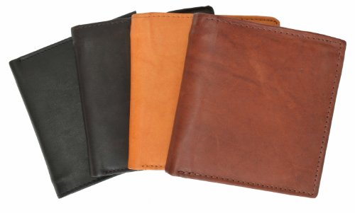 Bifold Business Credit Card Case Leather Wallet #2192CF4